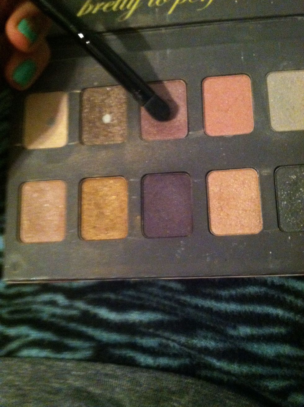 Then get the next lightest color you want to use.