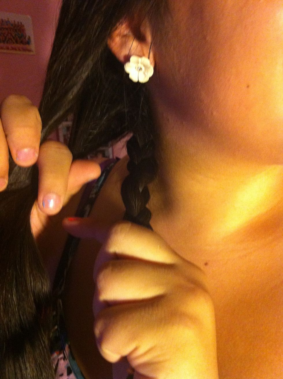 Then get the other two sections an do a braid