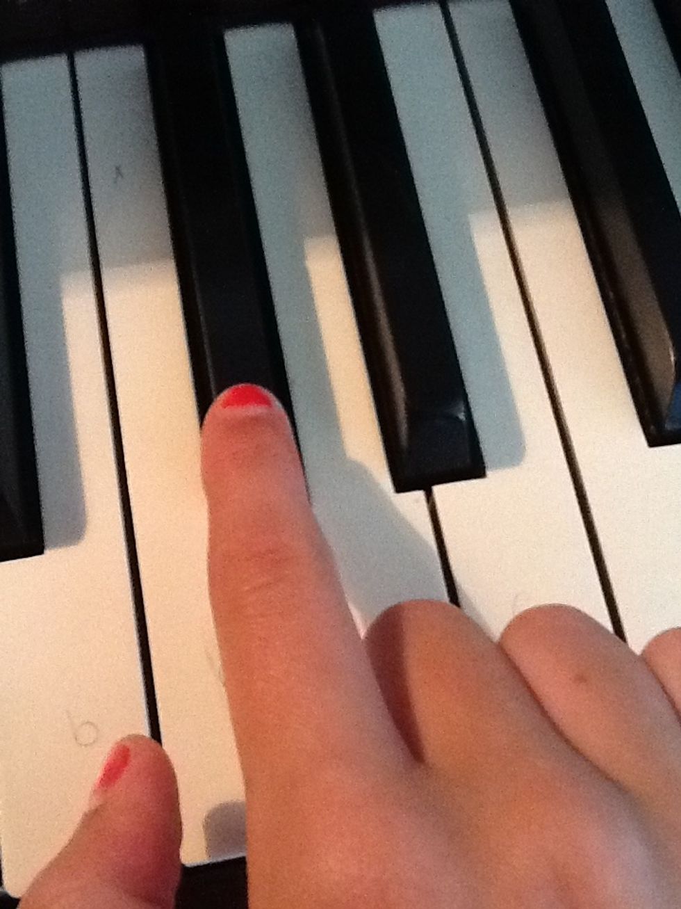 Then go back to the key you played before that