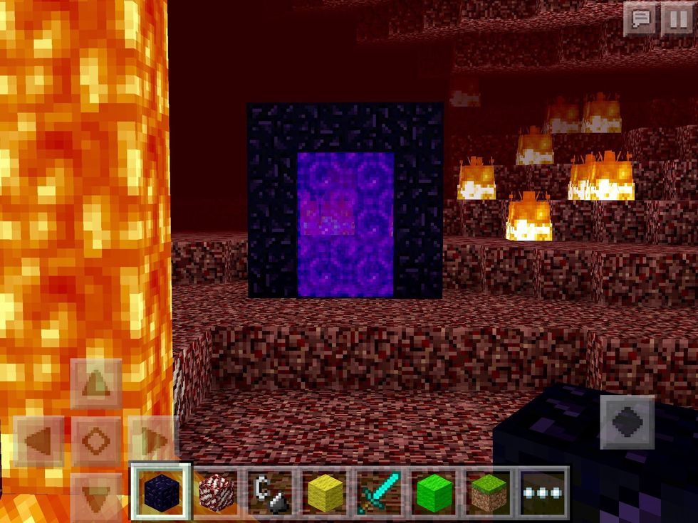 How to make a nether portal in minecraft pocket edition B+C Guides