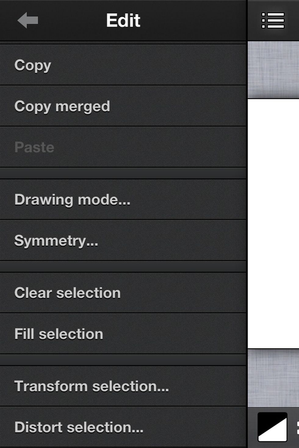 Then go to the edit menu and select "distort selection".