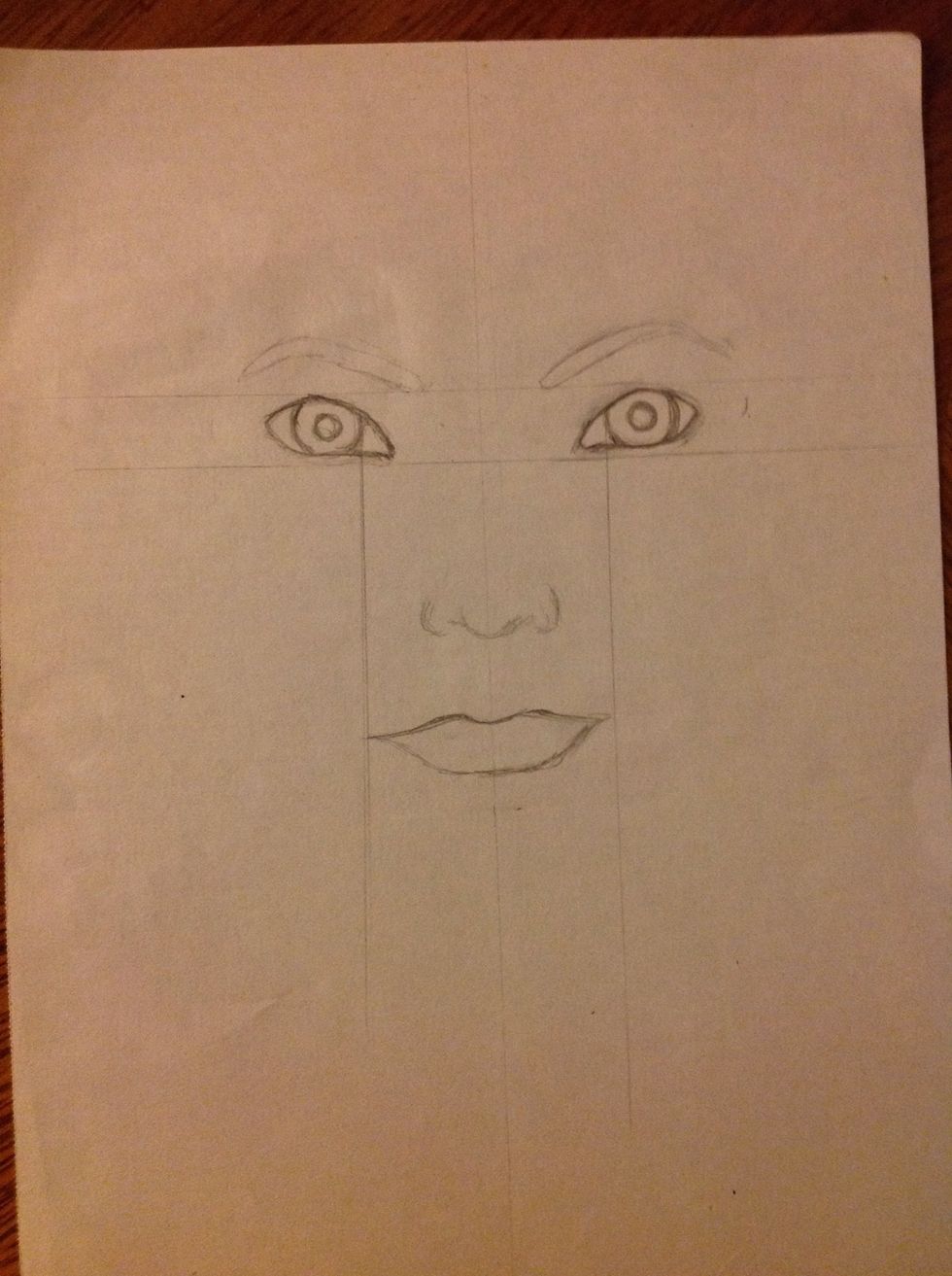 Then go with the other lip. An important thing: this smile is like a little smile, only shows the first line of the upper teeth. Why? Because is more easier, the problem with the smiles are the teeth.