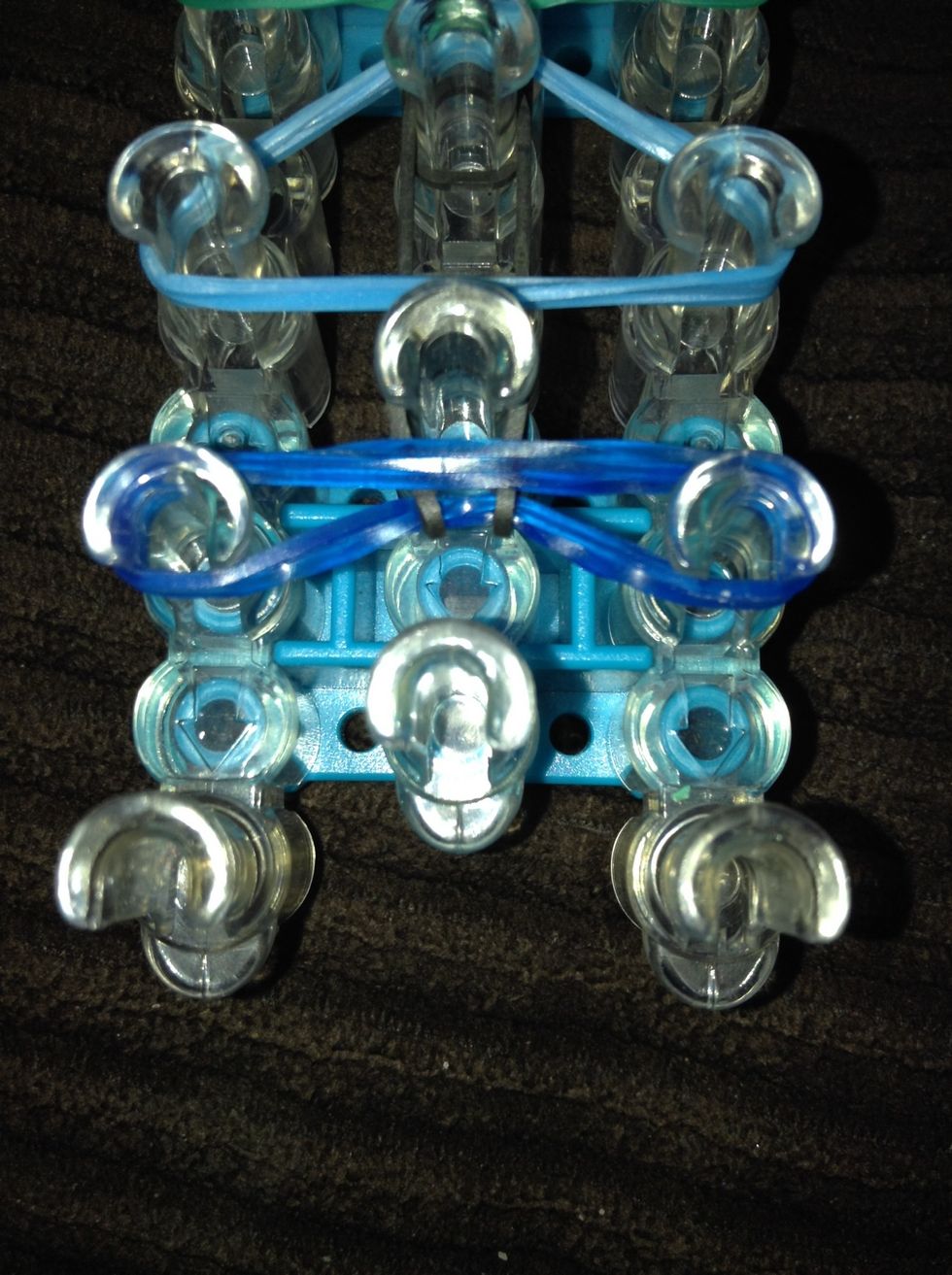 Then grab the blue and pull it back.