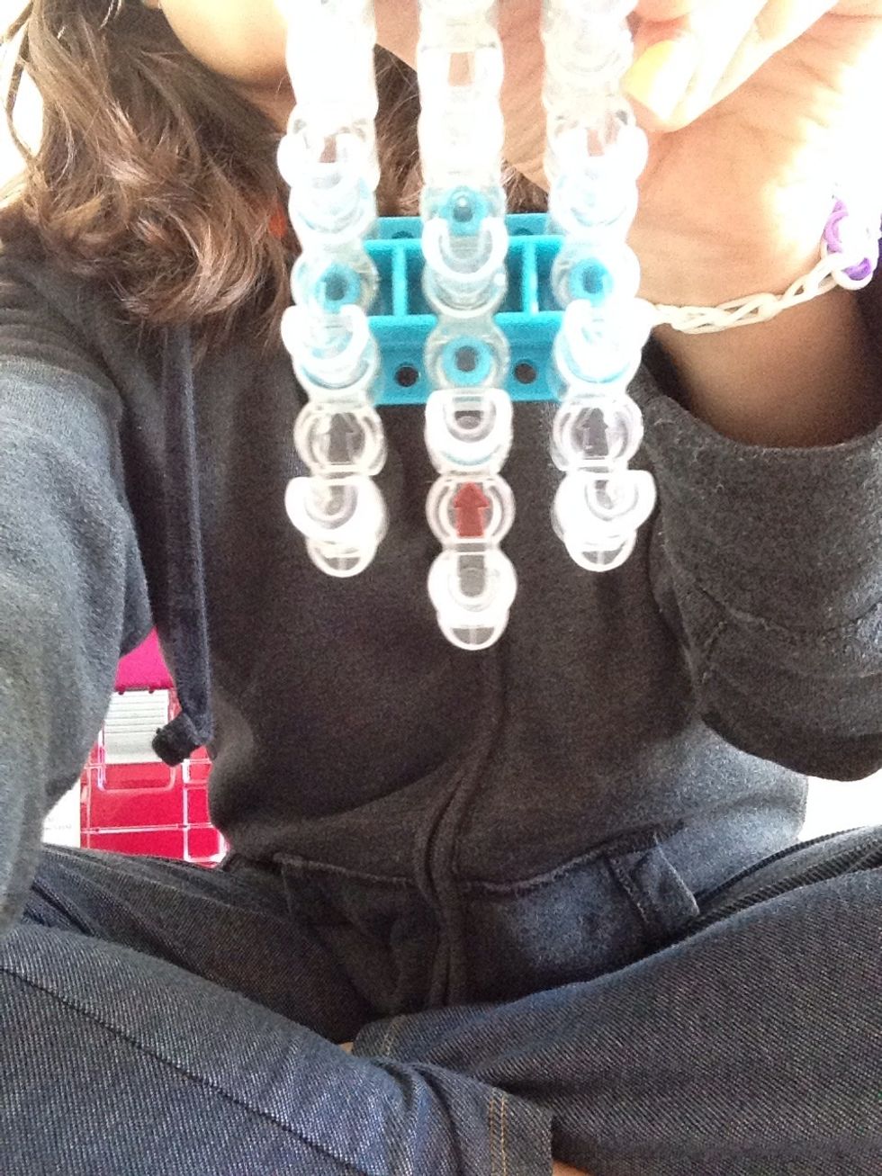 Then, grab your kit. Make sure the arrows are facing AWAY from you.