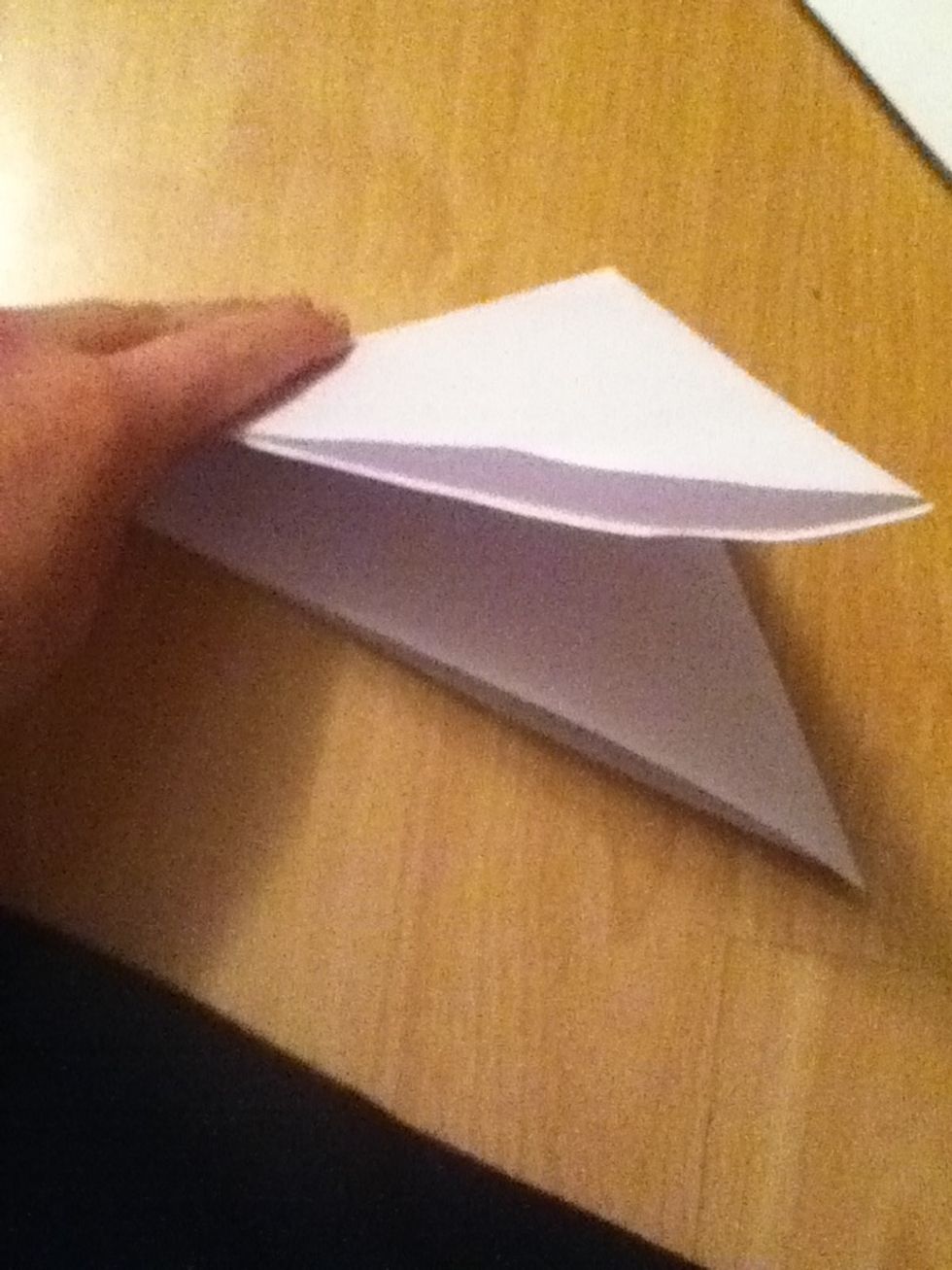 Then halve it and halve it again so it looks like this