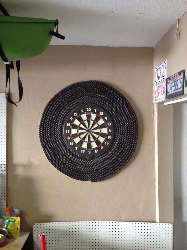 How to make a rope surround for a dart board - B+C Guides