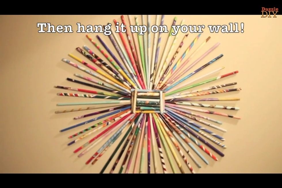 Then hang it upon your wall!