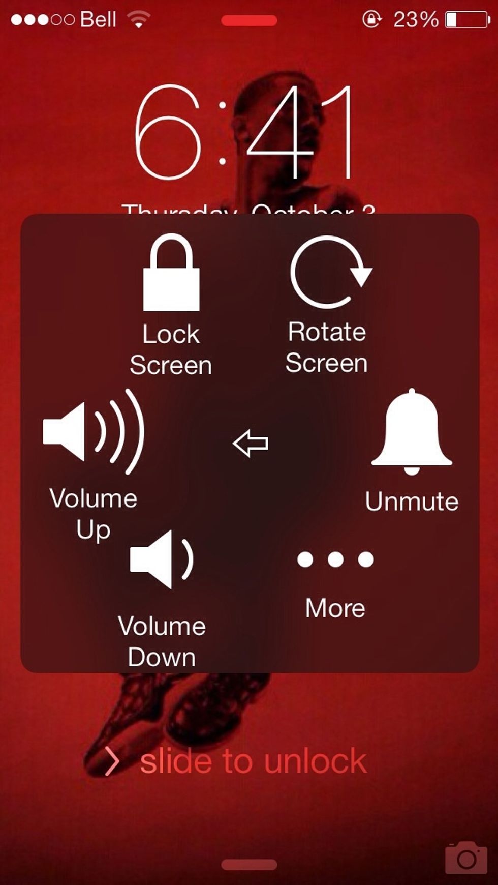 Then hold the "lock screen" for about 5-8 seconds