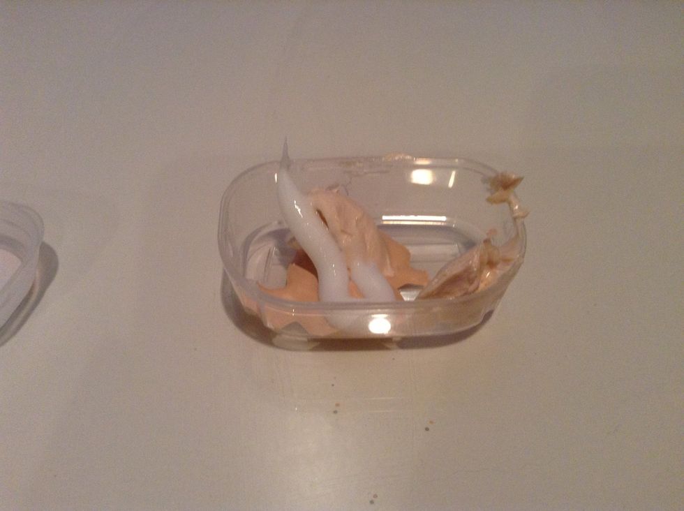 Then I added in a small squirt of whipped moisturizer body butter will work bud don't add lotion!