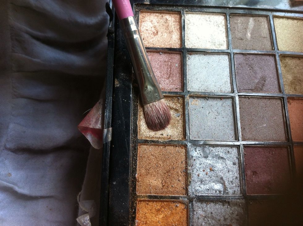 Then i chose a gold colour