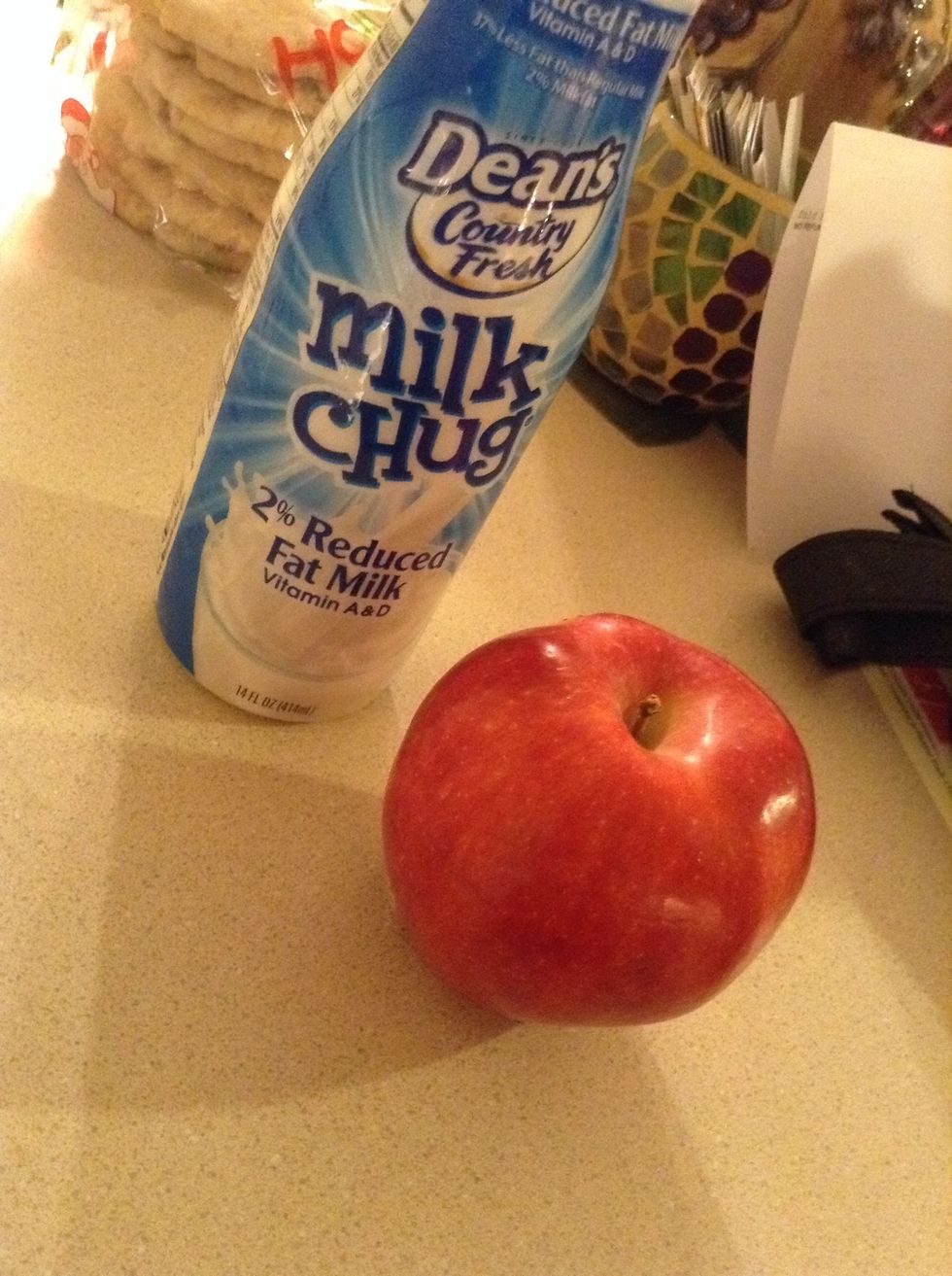 Then, I eat my breaktfust!!