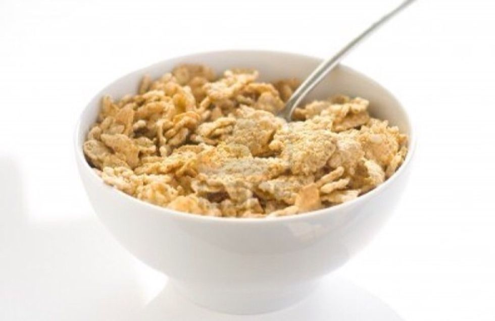 Then I eat my cereal!! Yum! \ud83d\ude0b