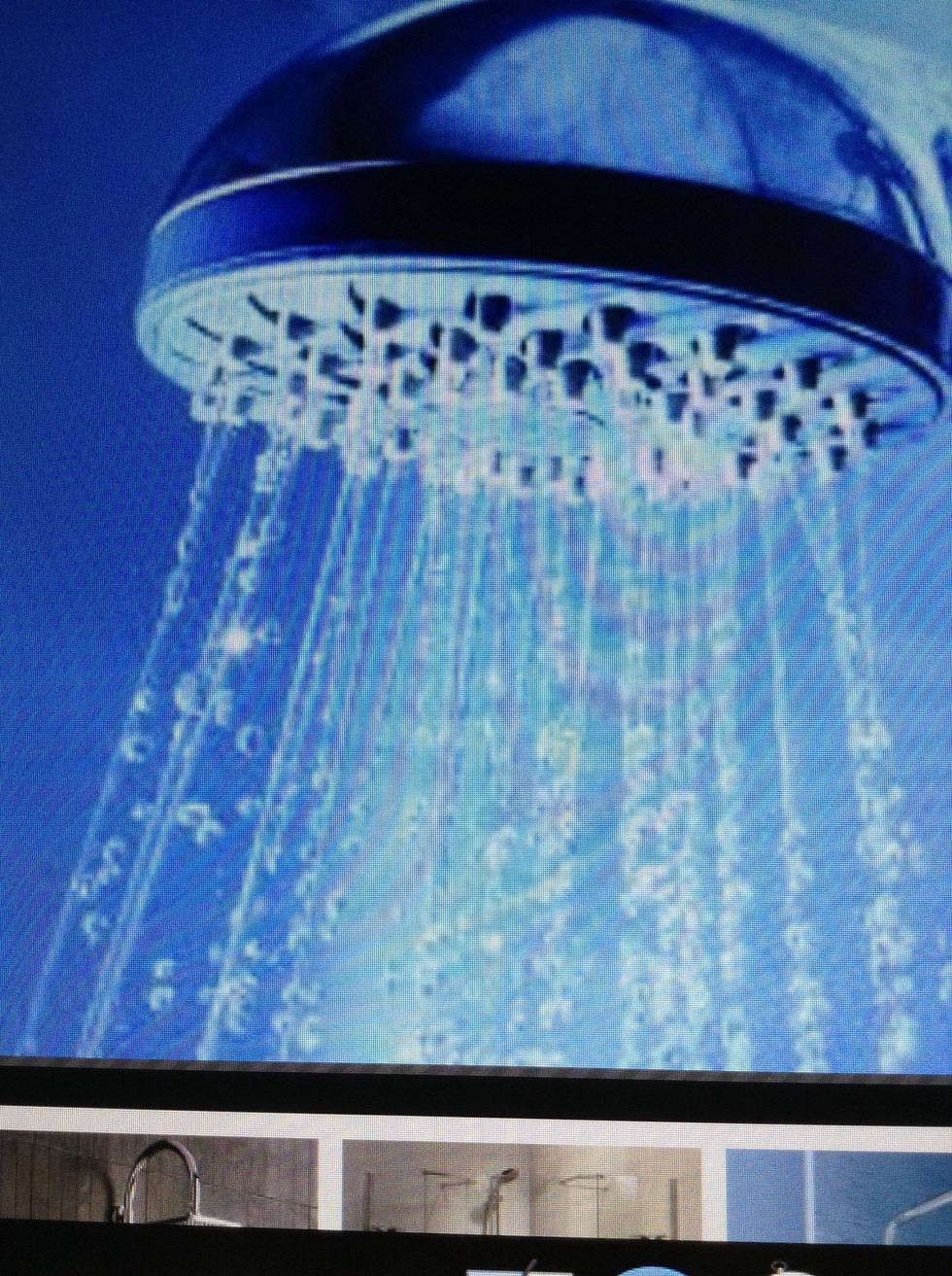 Then, I get in the shower! This takes about 15 minutes! I love showers comment if you do to!