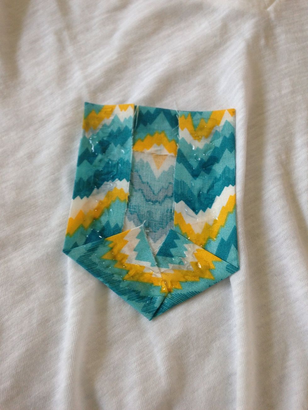 Then I glued the sides