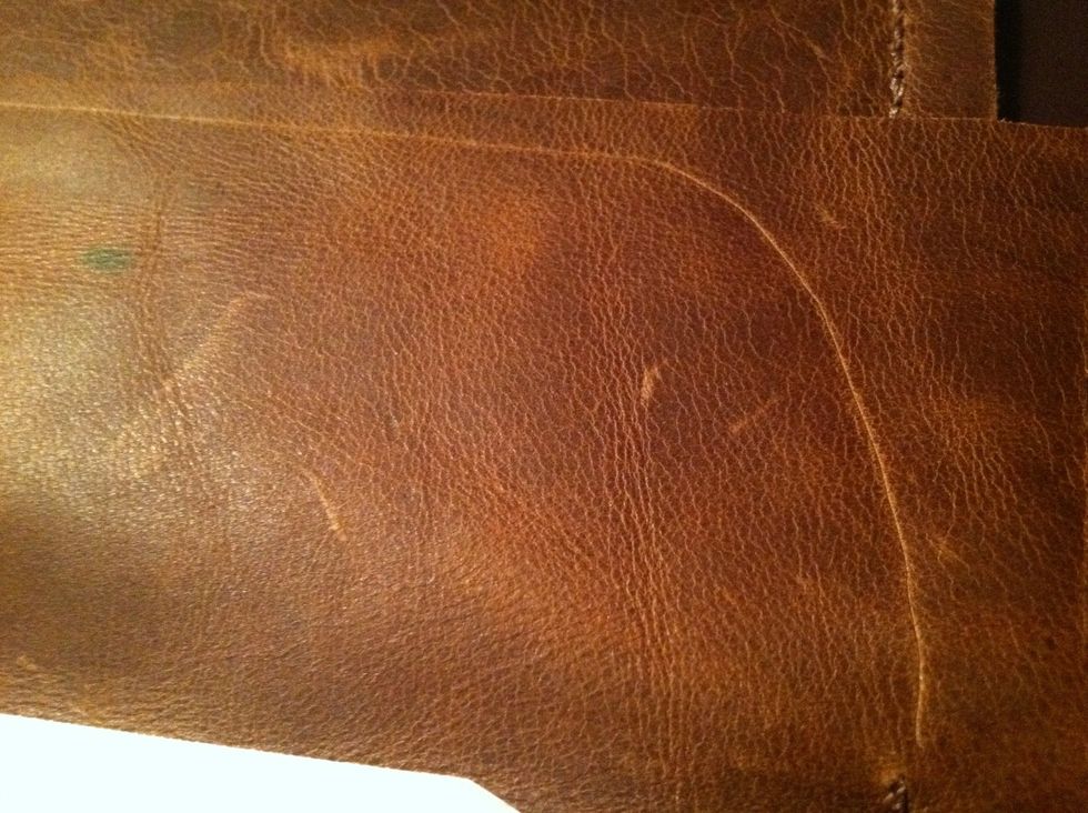 Then I just traced the template with a neetle.