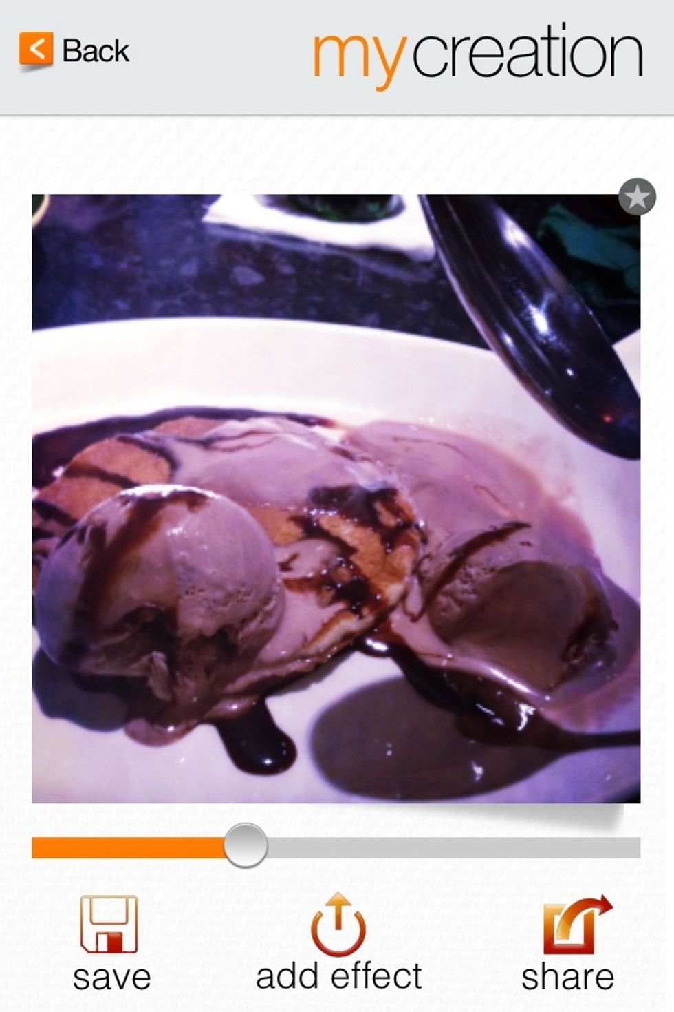 Then I started playing around with effects. I have the free version of 100Cameras, so not all the 100 effects can be used.