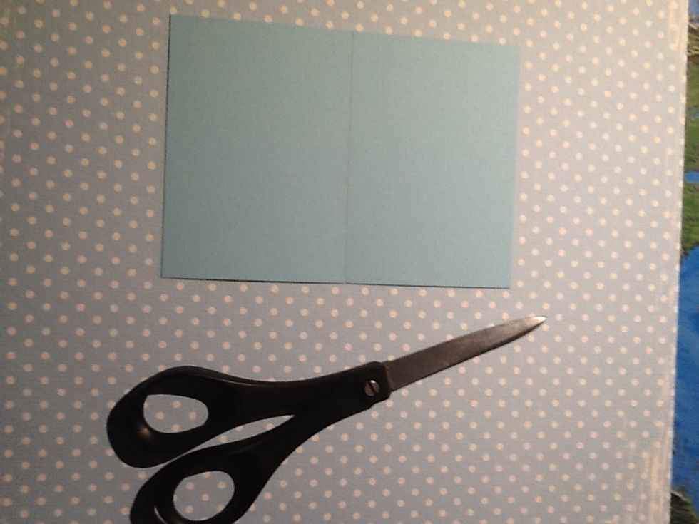 Then I took an another paper and cut it into two parts.