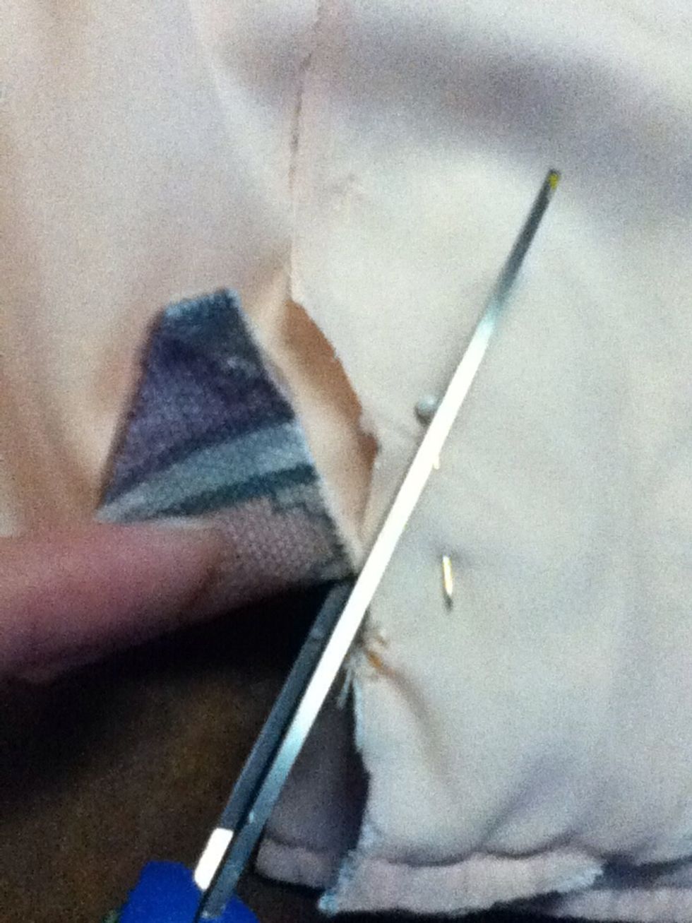 Then I went to pinning and cutting out my design!