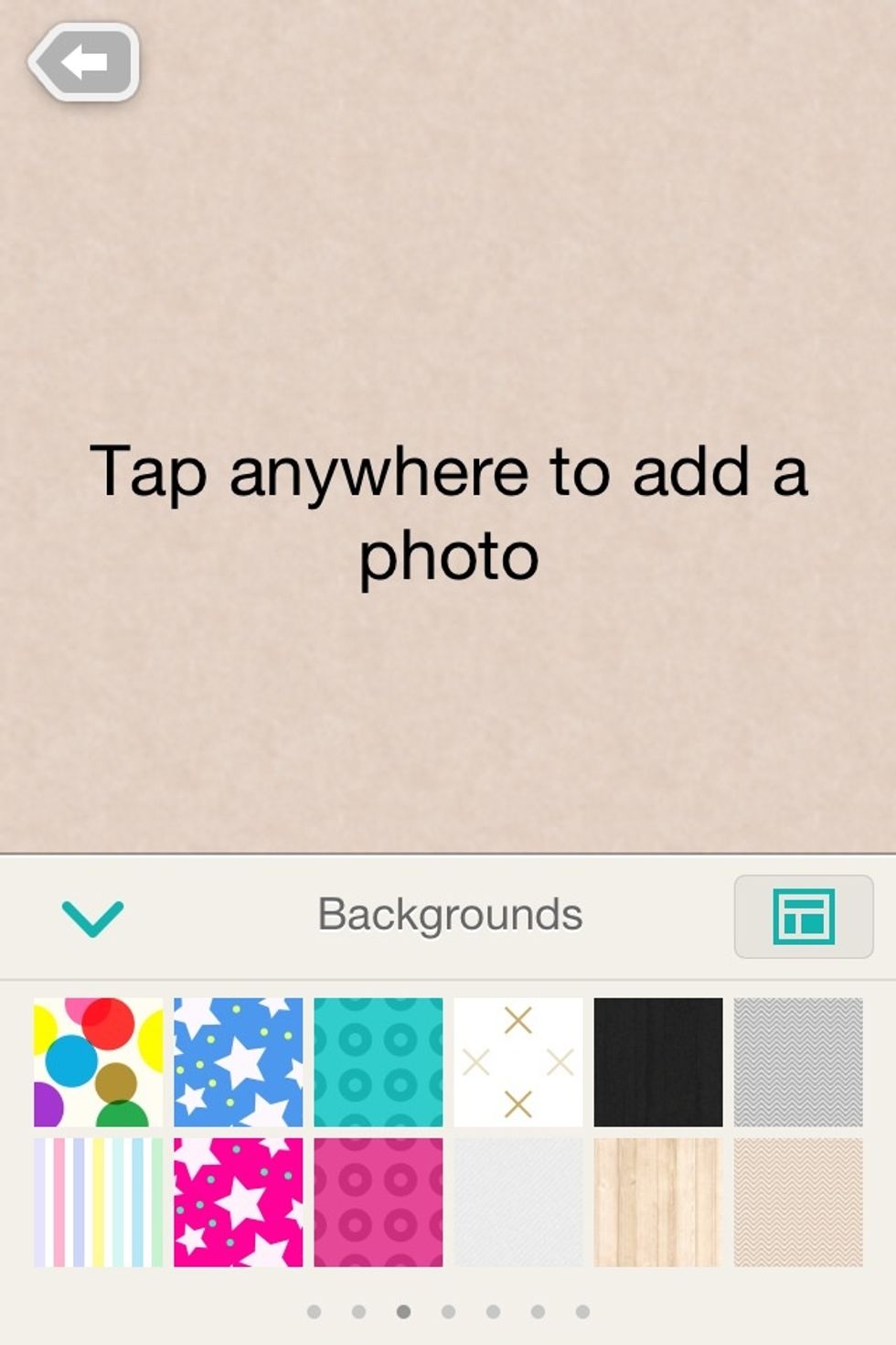 Then if you press change background thus will appear