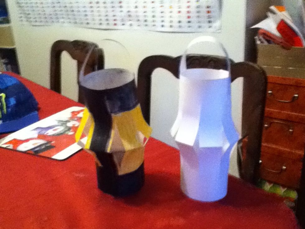 Then if you want to you can colour it in and let your mind go wild by doing scribbles and swirls etc.