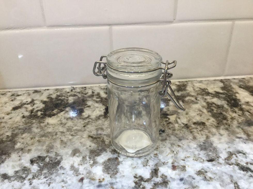 Then in a different container...(I got a this one because it had a cap to help... you will see\ud83d\ude19)