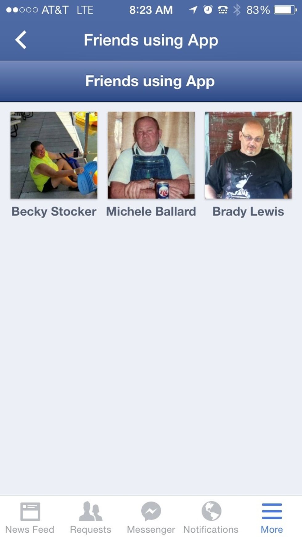 Then it shows you which of your friends are playing with their picture. Just tap on their picture.