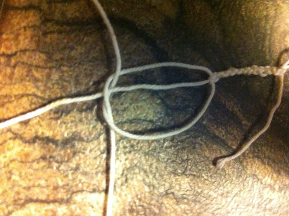 then it will look like and then tightens you up