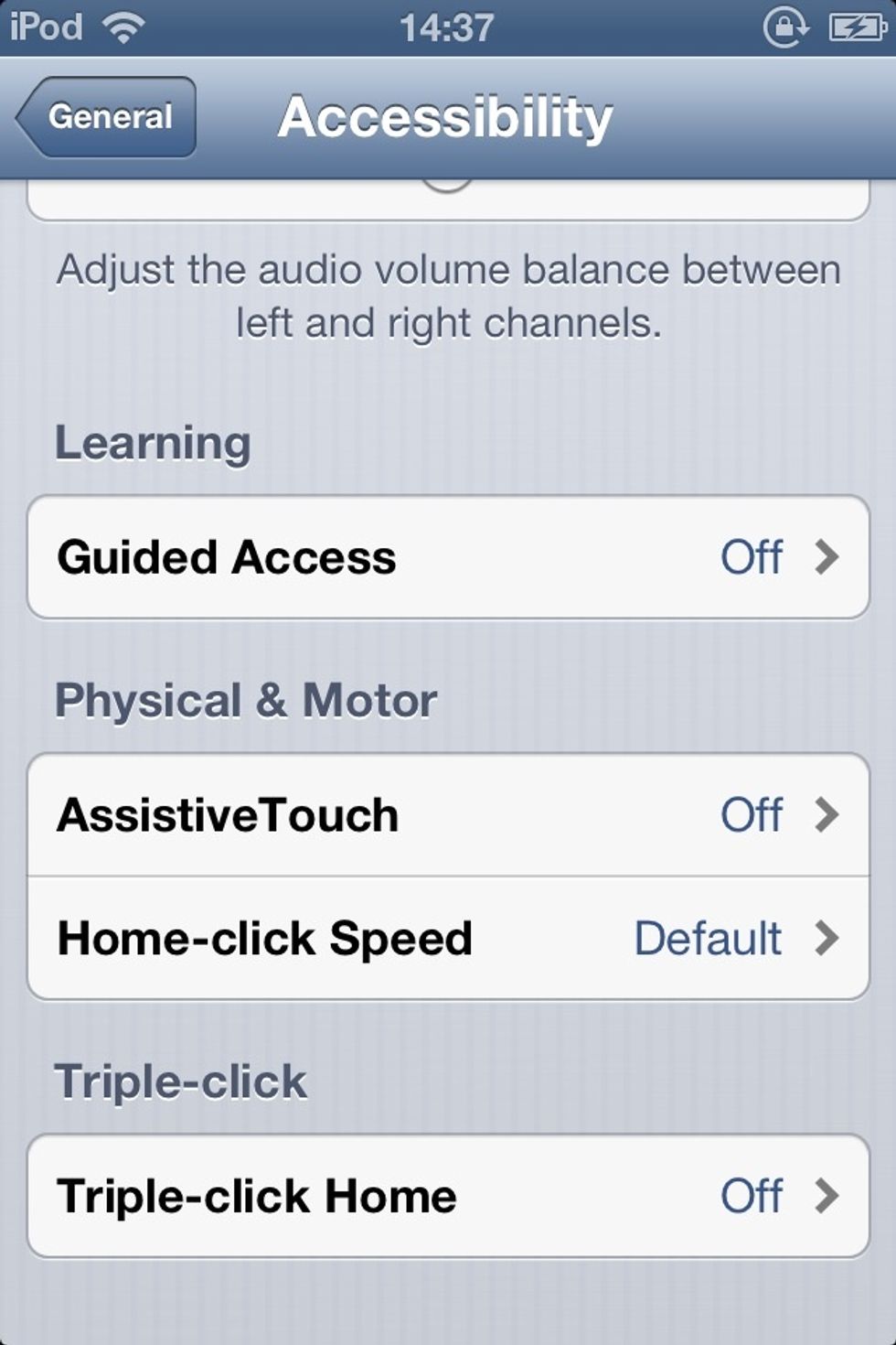 Then, just click on to 'AssistiveTouch'.