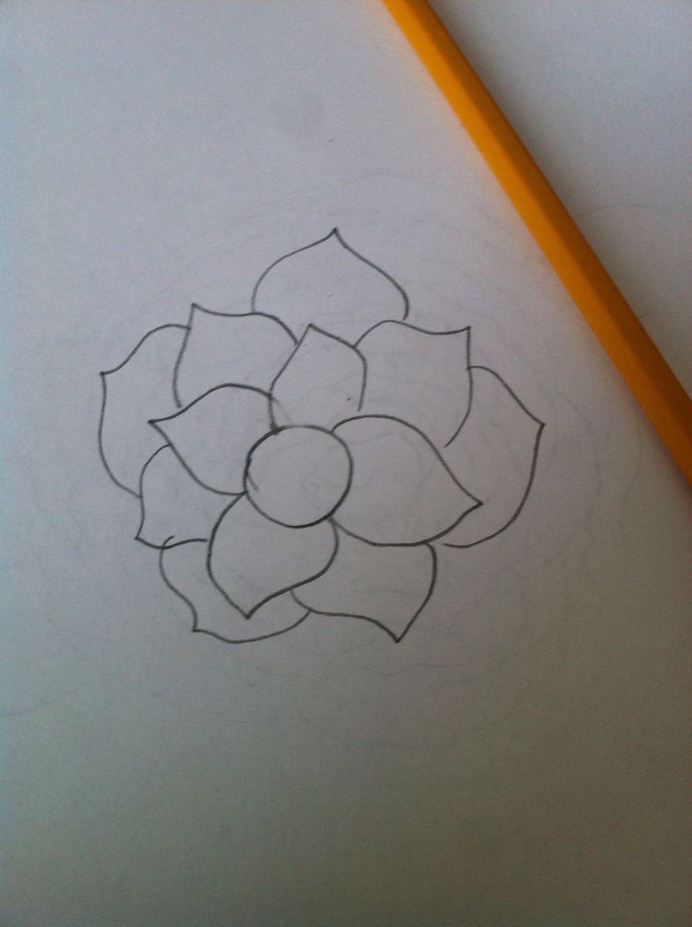 Then just do petals on top of it!