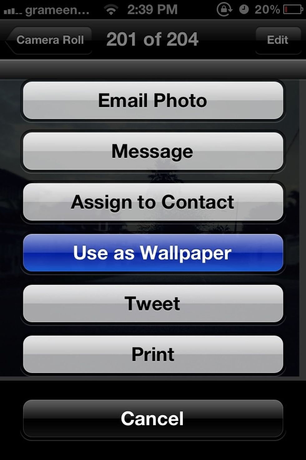 Then just simply set it as your wallpaper.