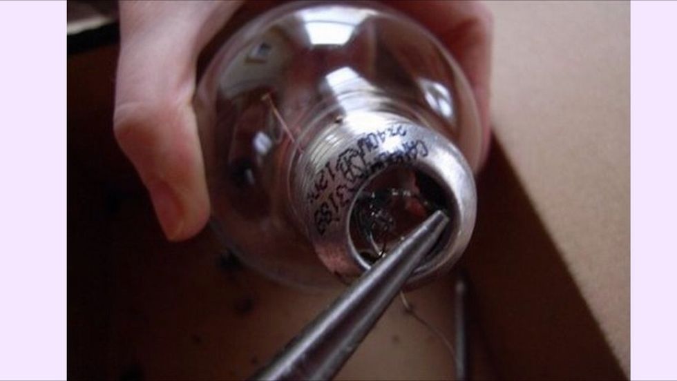 Then just take out the wair from the lamp.