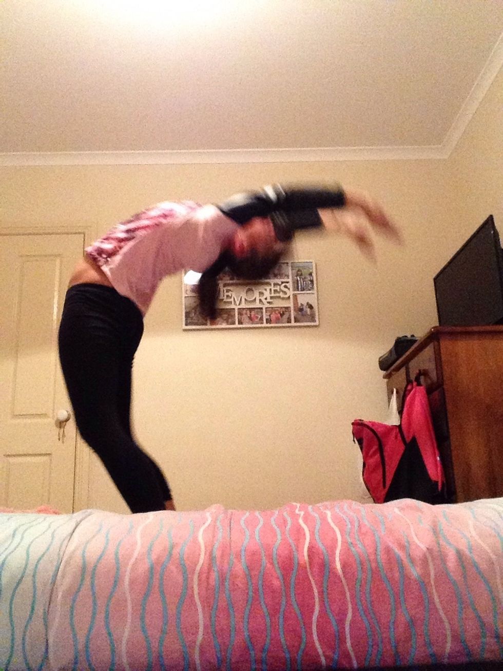 Then keep leaning back