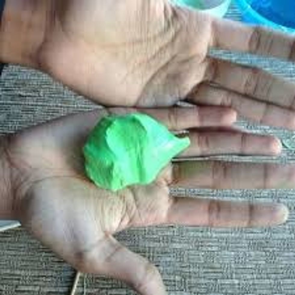 then knead it all at the same time for 2.min