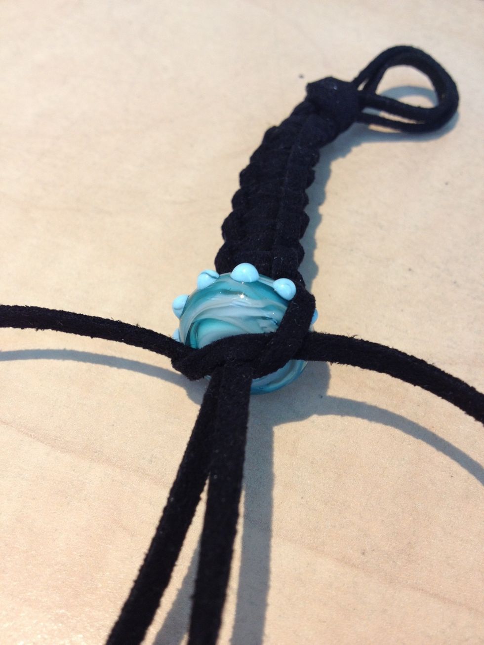 Then knot like the first steps.