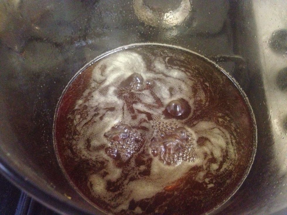 Then let it cool. It would change a li'l darker in color. Store in sterile jar, for it may be used in cooking recipes of your liking. Let me know if you want a recipe for that.
