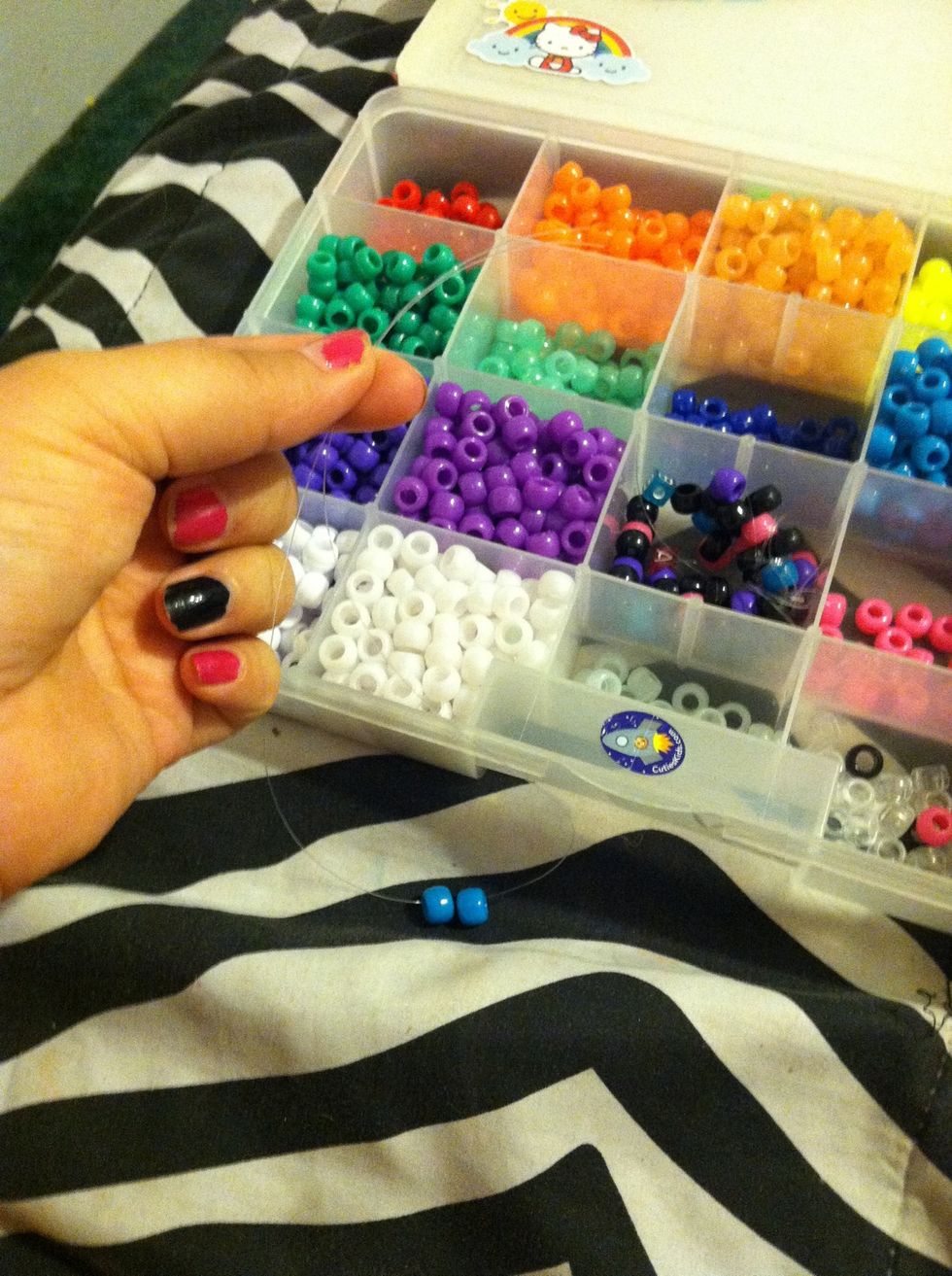 Then Let Them Drop Down While Still Hold The Strings