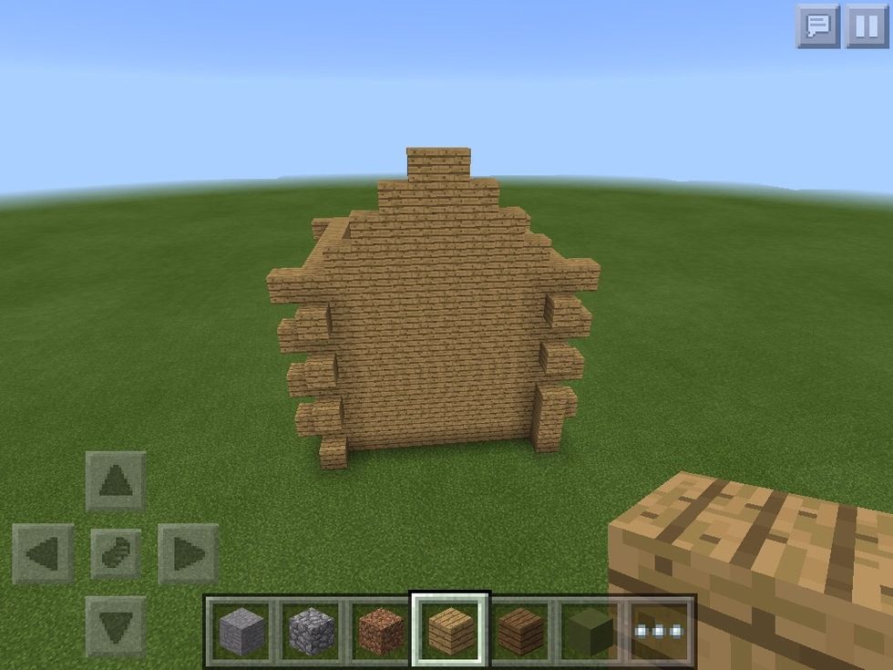 Then make a pyramid type thing...