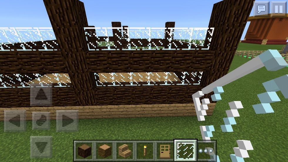 Then make another layer of glass pane on top