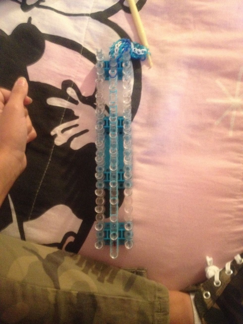 Then make the back part of your braclet