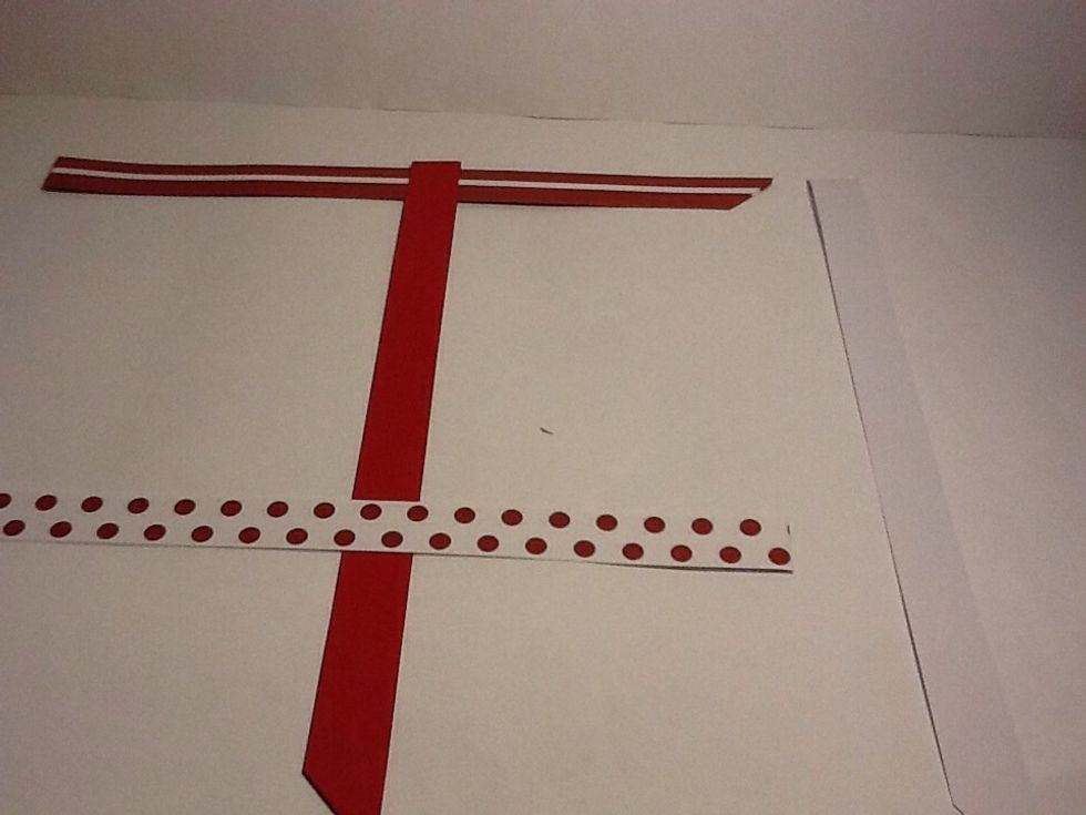 Then make the red go though the spotted