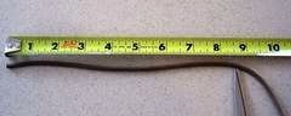 Then measure this against a ruler. REMEMBER THE MEASUREMENT !!!