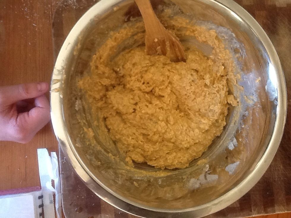 Then mix all of it together.