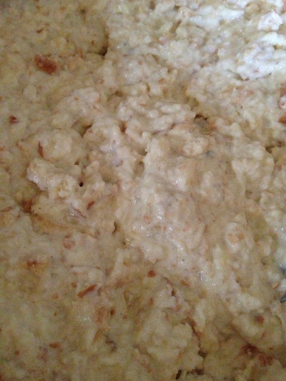 Then mix away and it will look like this