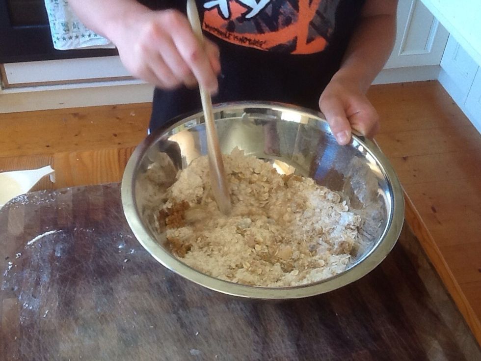 Then mix it all together.