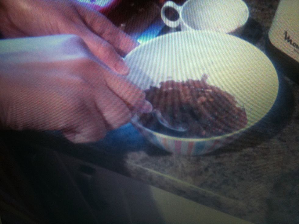 Then mix to make a dark paste.