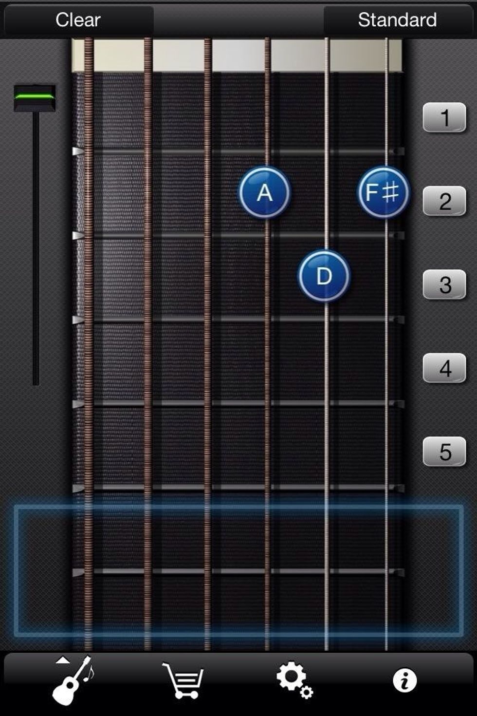 Then move to D for one measure.