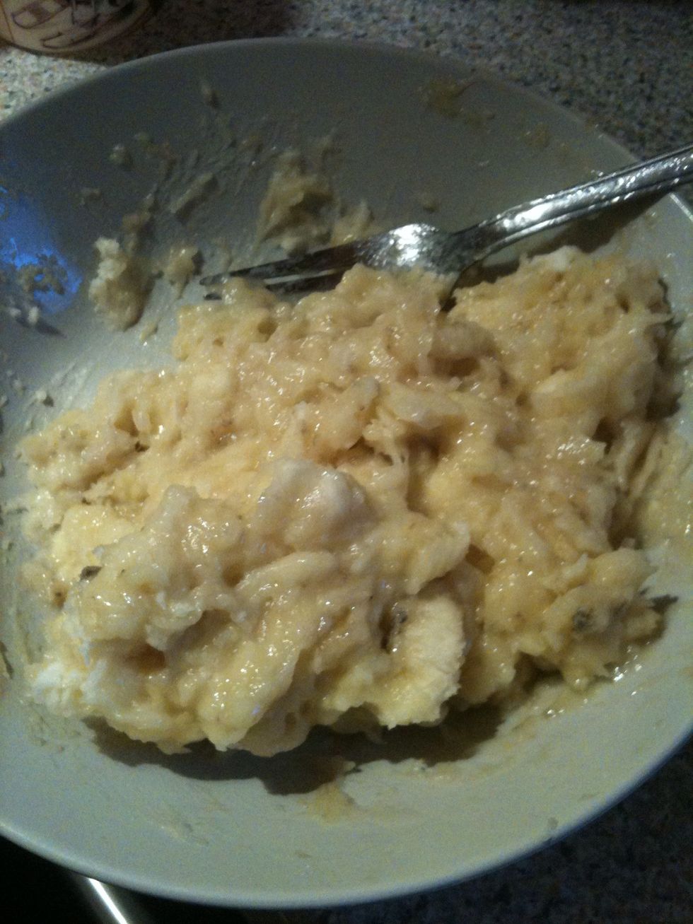 then mush them up.... eww!!