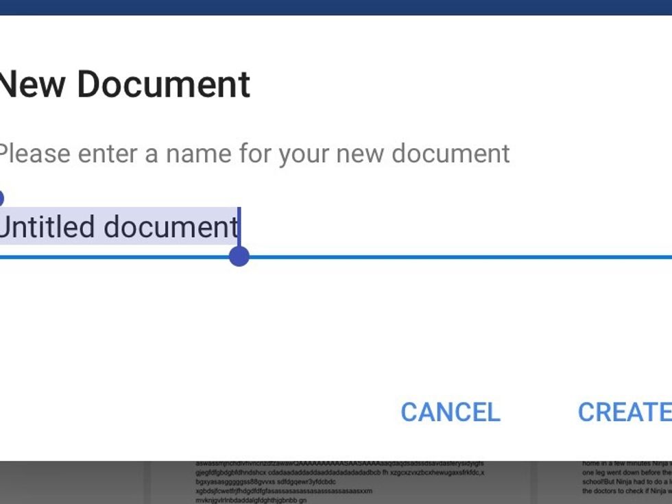 Then, name the title of document.