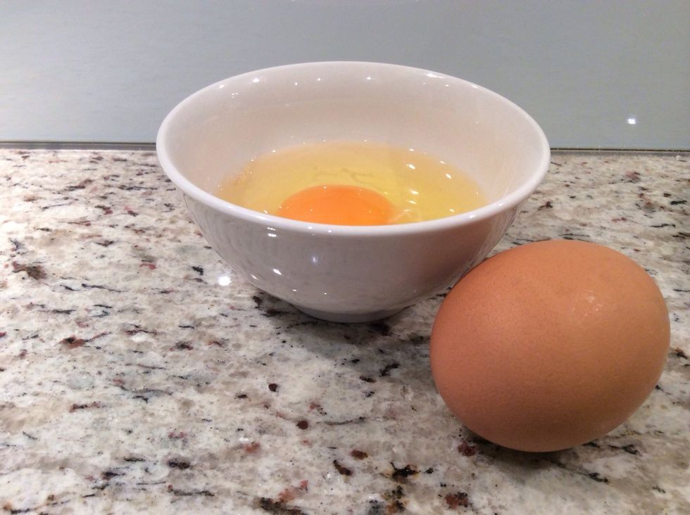 Then one by one add your eggs and orange juice, make sure the eggs are room temperature (2-3 minutes)