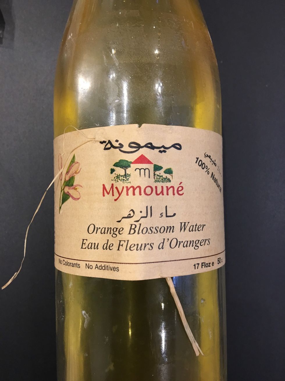 Then only at the end add 1 tbsp orange blossom water. Otherwise it will loose its flavor if heated for a long time